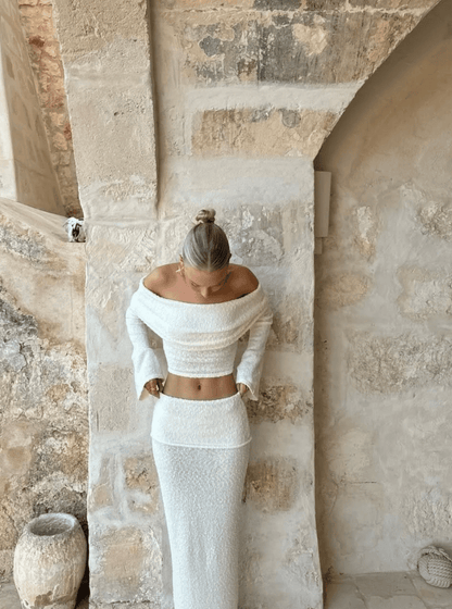 Charlotte Two-Piece Textured Set